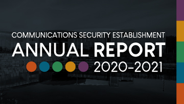 Communications Security Establishment Annual Report 2020-2021